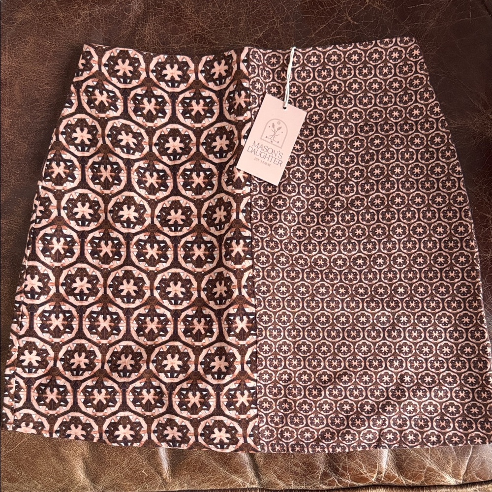 NWT Mason’s Daughter Brown and Pink Mini